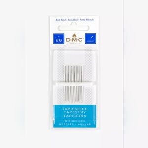 DMC Tapestry Needles cross-stitch/ needlepoint tapestry needles 6pk size 26